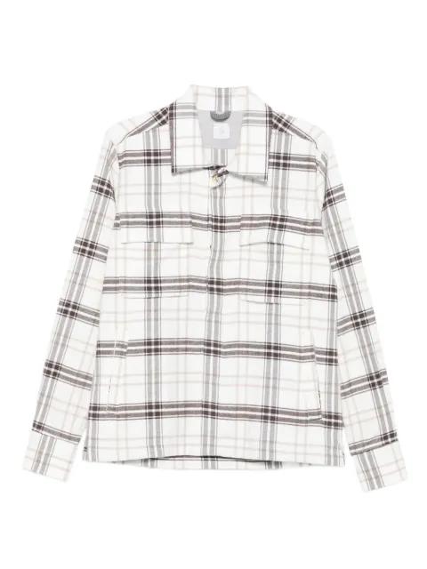 checked chest-pocket shirt by ELEVENTY