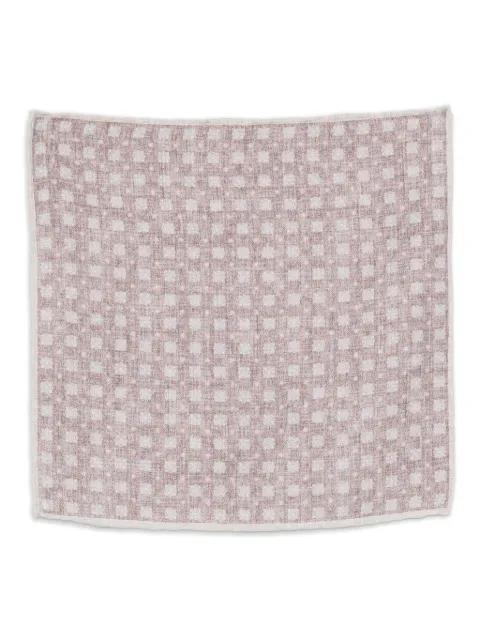 checked pocket square by ELEVENTY