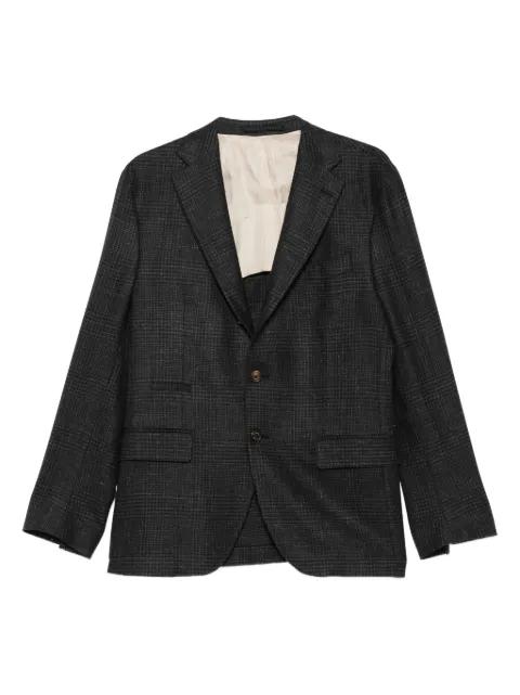 checked single-breasted suit by ELEVENTY
