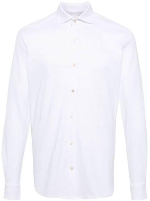 classic-collar cotton shirt by ELEVENTY
