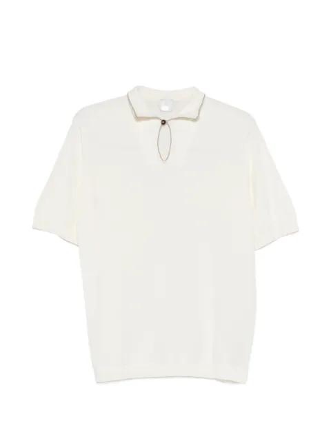 contrasting-trim polo shirt by ELEVENTY