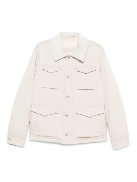 corduroy-collar field jacket by ELEVENTY