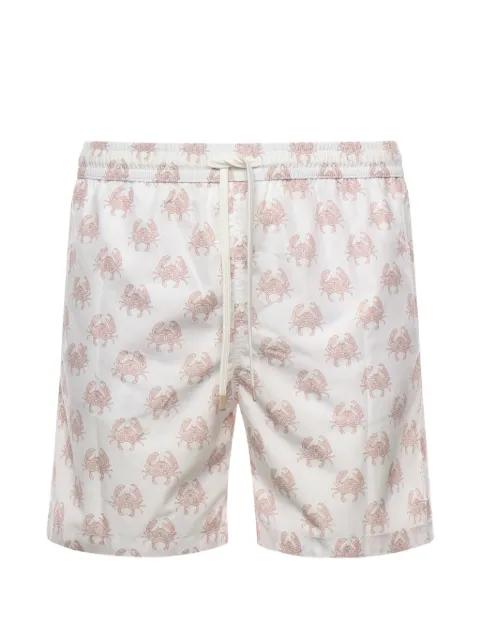 crab-print swim shorts by ELEVENTY