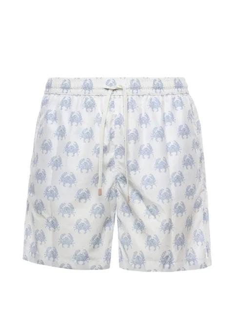 crab-print swim shorts by ELEVENTY