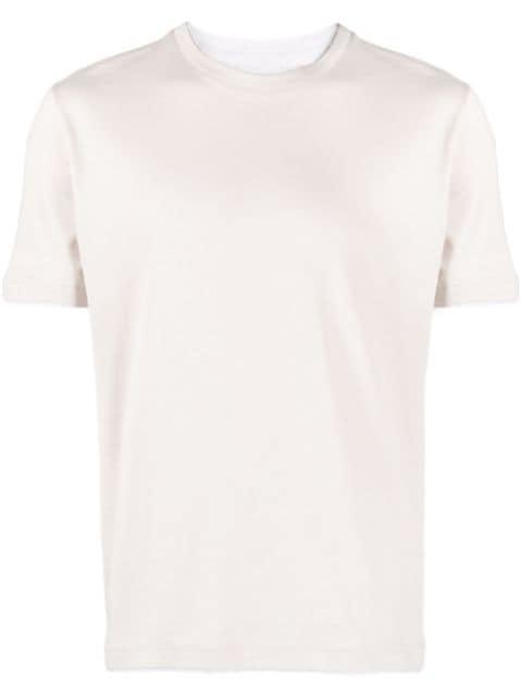 crew-neck cotton T-shirt by ELEVENTY