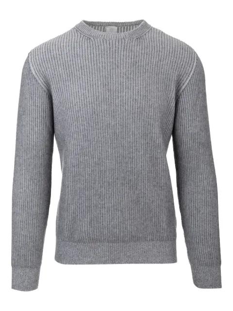 crew-neck ribbed sweater by ELEVENTY