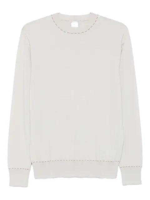 crew-neck stitch-detail sweater by ELEVENTY