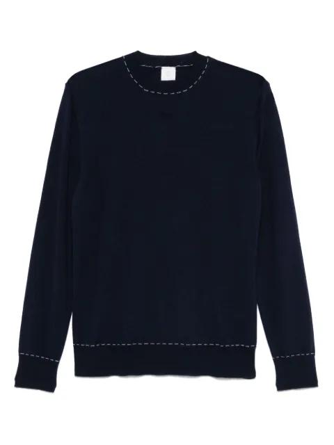 decorative-stitching sweater by ELEVENTY