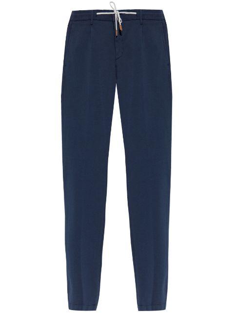 drawstring chino trousers by ELEVENTY