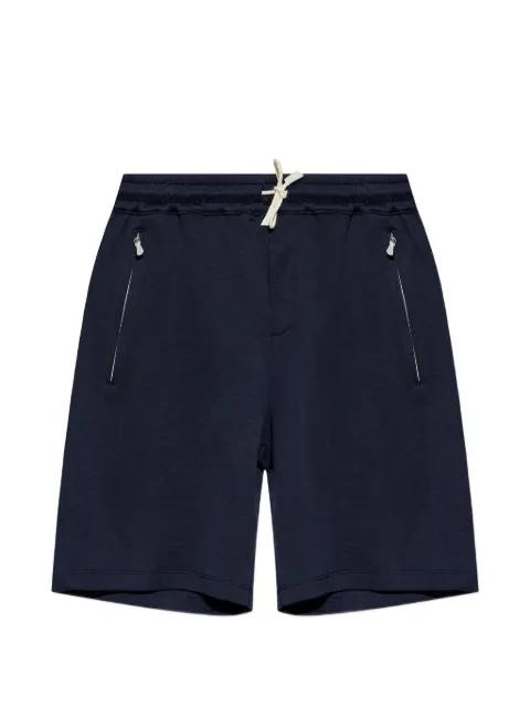 drawstring-fastening zip-pocket track shorts by ELEVENTY