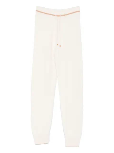 drawstring knitted track pants by ELEVENTY