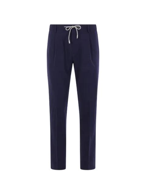 drawstring-waist pleated trousers by ELEVENTY