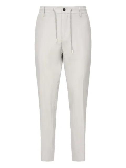 drawstring-waist tapered trousers by ELEVENTY
