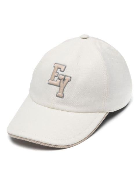 embroidered-logo baseball cap by ELEVENTY