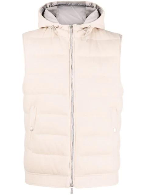 felted padded gilet jacket by ELEVENTY