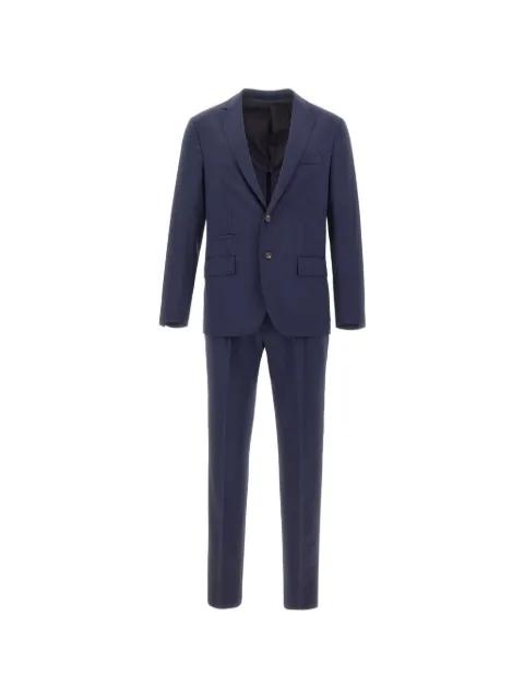 flap-pockets wool suit by ELEVENTY