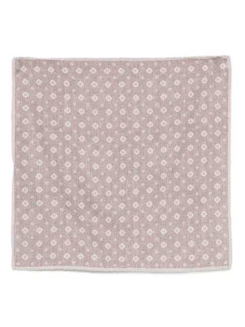 floral-pattern pocket square by ELEVENTY
