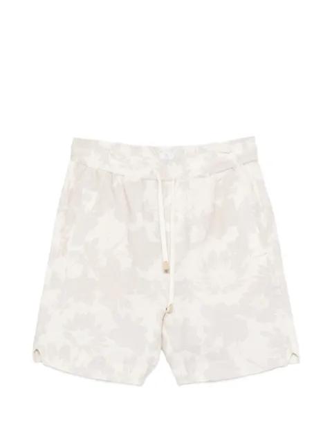 floral-print deck shorts by ELEVENTY