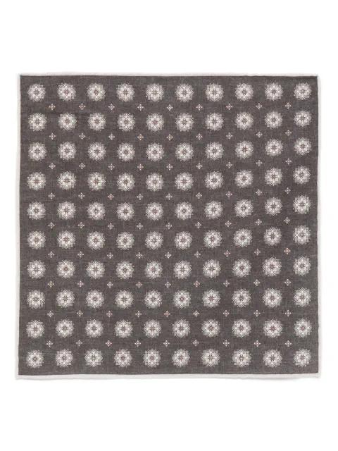 floral-print pocket square by ELEVENTY