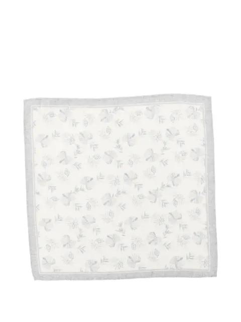 floral-print pocket square by ELEVENTY