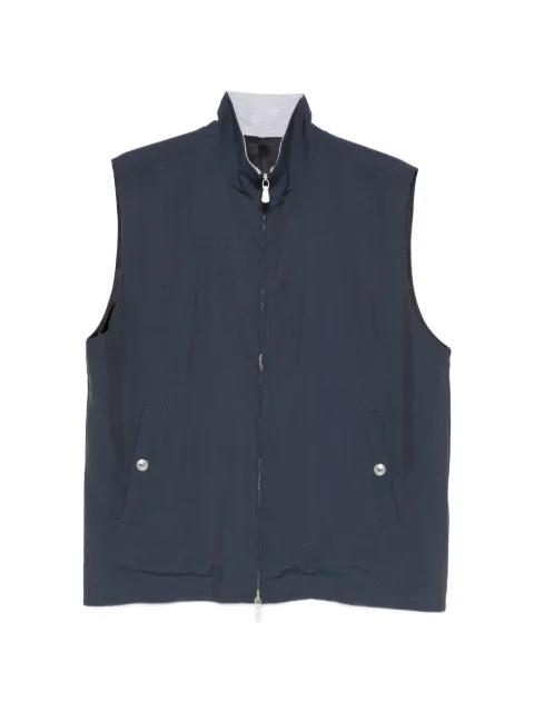 full-zip gilet by ELEVENTY