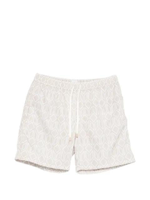 geometric-patterned swim shorts by ELEVENTY