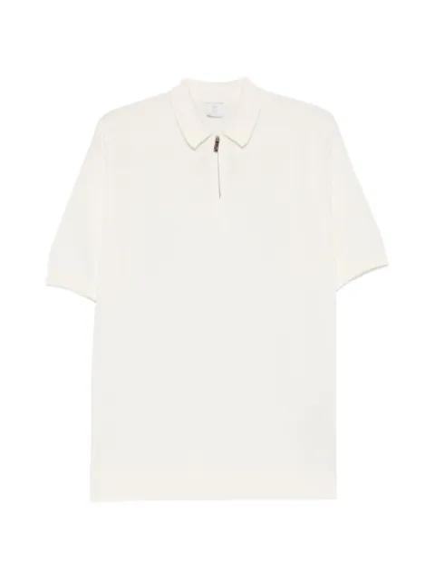 half-zip short-sleeve polo shirt by ELEVENTY