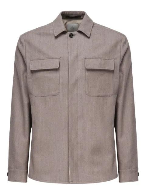 herringbone pocket jacket by ELEVENTY