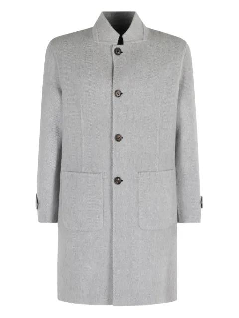 herringbone reversible coat by ELEVENTY