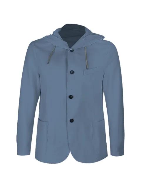 hoodied buttoned blazer by ELEVENTY