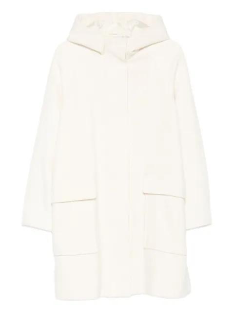 hoodied patch-pocket coat by ELEVENTY