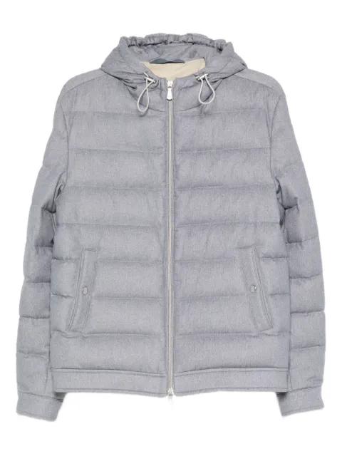 hoodied quilted jacket by ELEVENTY