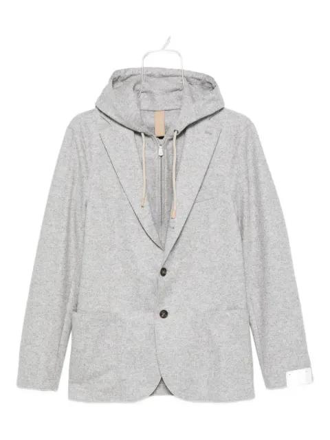 hoodied wool blazer by ELEVENTY