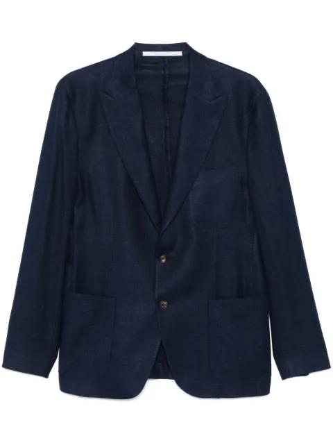interlock-twill blazer by ELEVENTY