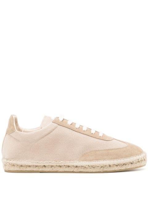 lace-up canvas espadrilles by ELEVENTY
