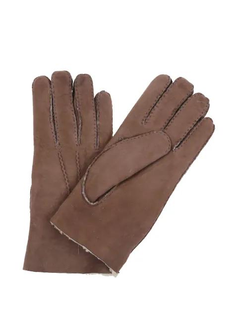 leather shearling gloves by ELEVENTY