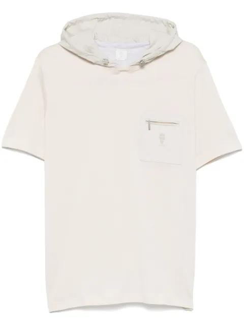 logo-embroidered T-shirt by ELEVENTY