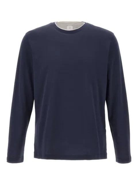 long-sleeve crew-neck sweater by ELEVENTY