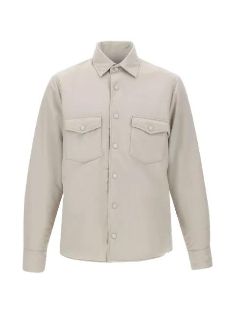 long-sleeved shirt jacket by ELEVENTY