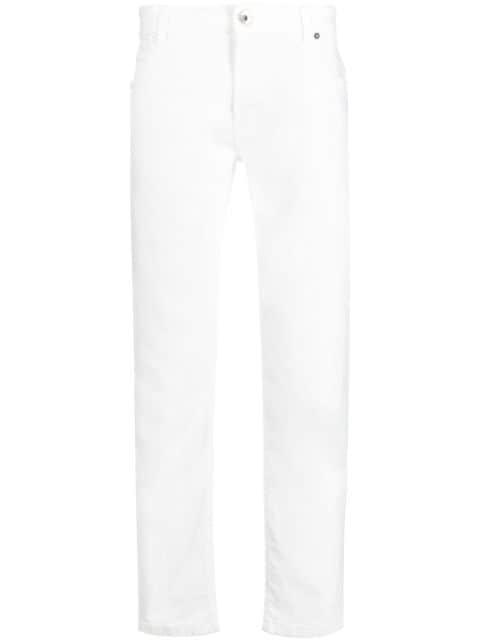 low-rise tapered jeans by ELEVENTY