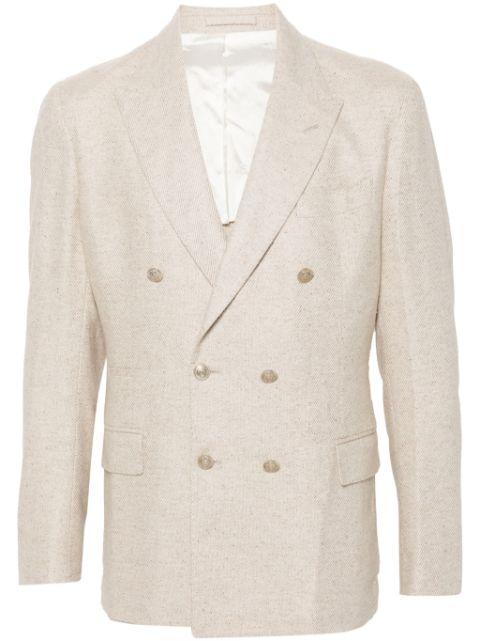 mélange-effect blazer by ELEVENTY