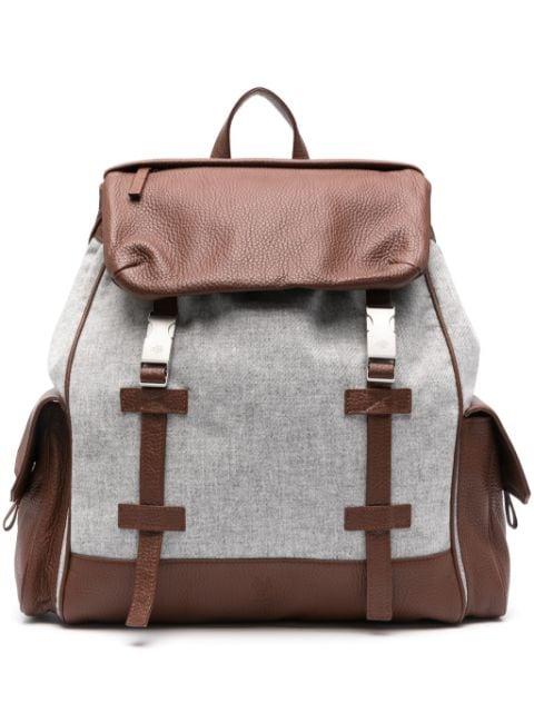 panelled backpack by ELEVENTY