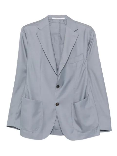patch-pocket single-breasted blazer by ELEVENTY