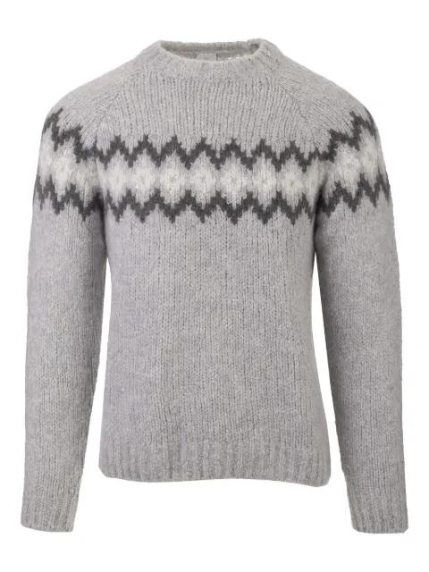 patterned-jacquard sweater by ELEVENTY