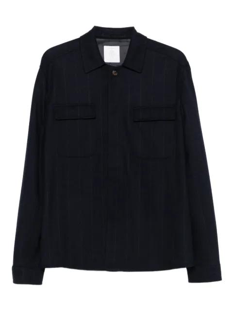 pinstripe pocket overshirt by ELEVENTY