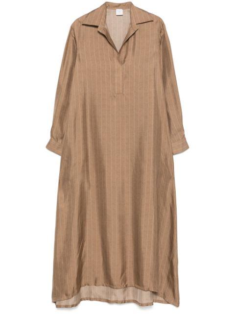pinstriped maxi dress by ELEVENTY