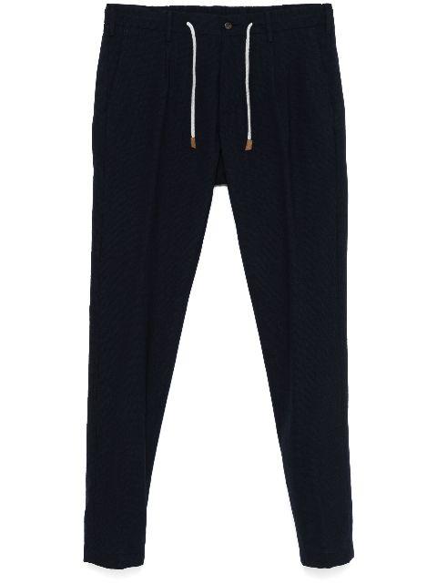 pleat-detail trousers by ELEVENTY