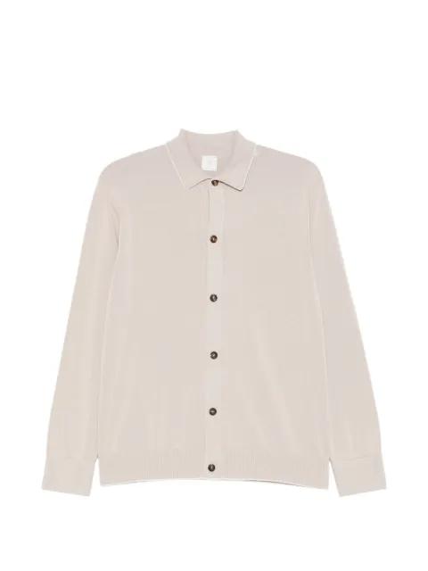 polo-collar cardigan by ELEVENTY