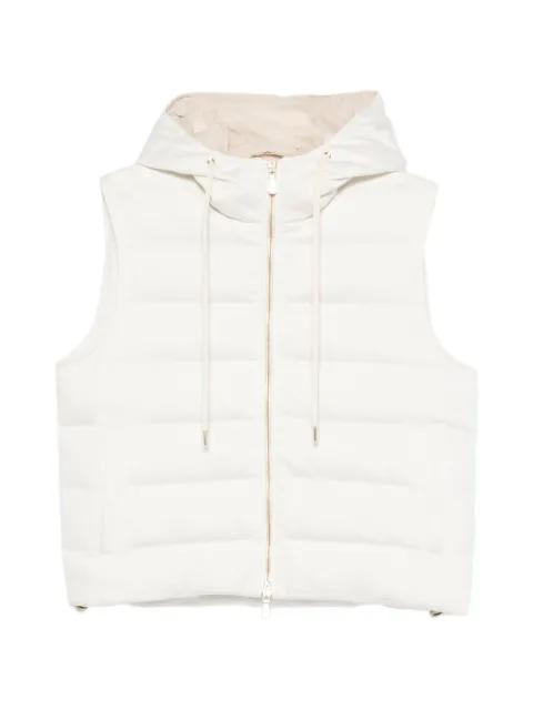 quilted-pattern gilet by ELEVENTY
