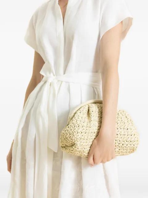 raffia clutch by ELEVENTY